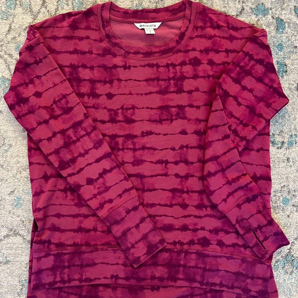 NWOT Athleta Coaster Luxe Sweatshirt Sz S